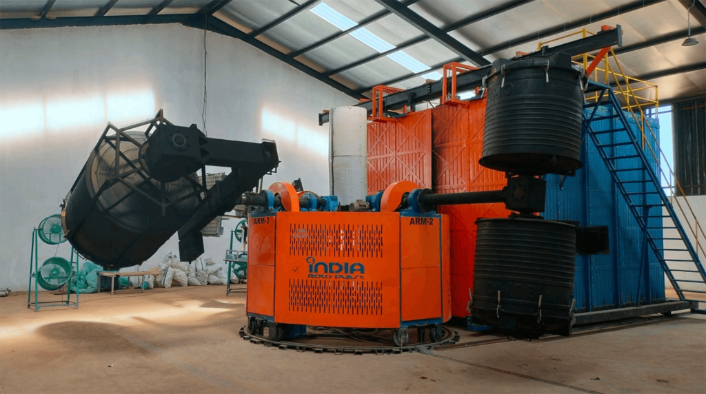 Bi Axial Rotational Moulding Machine, Bi-axial Rotational Moulding ...